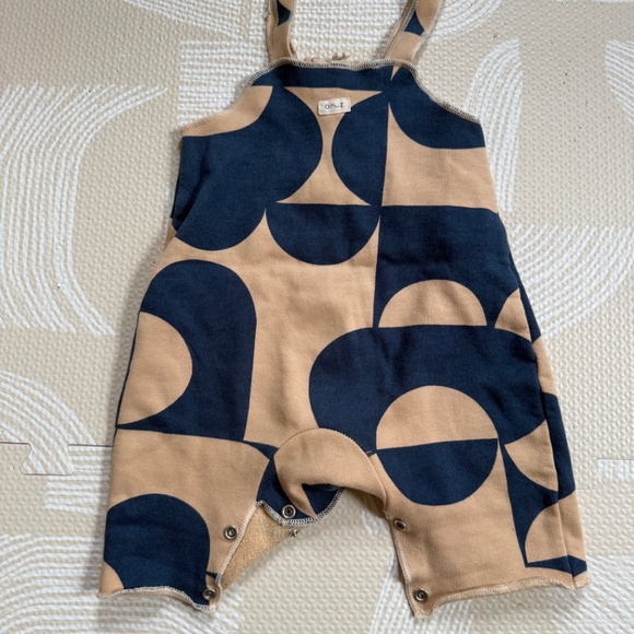 Organic Zoo Azulejos Overalls 0-3m - Picture 2 of 2